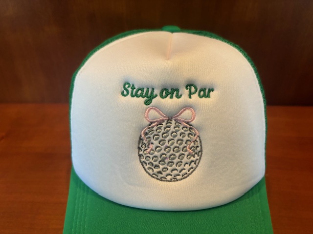 Custom Embroidered Foam Trucker Hat...Stay on Par - Image 2